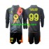 Camisola AS Roma Mile Svilar 99 Guarda-redes Criança Equipamento Primeiro 2024-2025 Manga Comprida